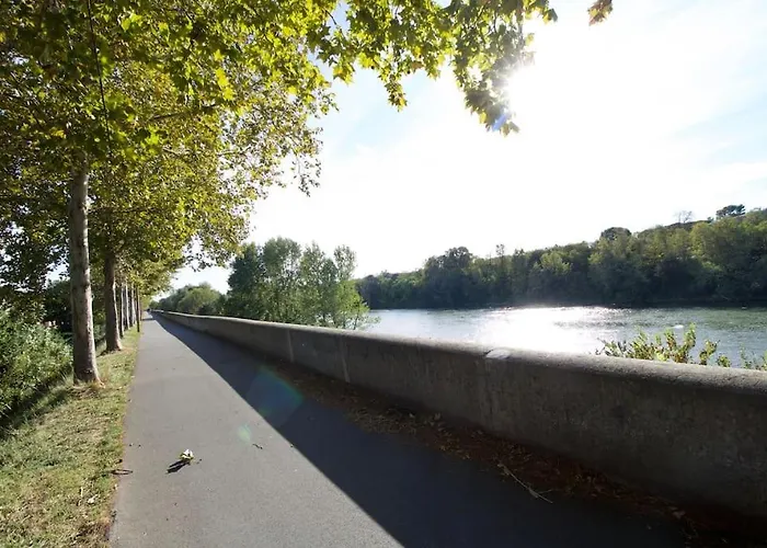 Апартаменты *t2*vue Garonne*piscine*garage* Тулуза